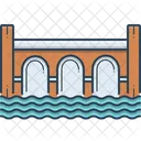 Bridge Viaduct Construction Icon