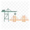 Bridge Construction Construction Bridge Icon
