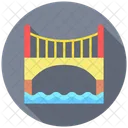 Infrastructure Crossing Connection Icon