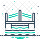 Bridge Viaduct Construction Icon