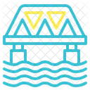 Bridge Tracks Transportation Icon