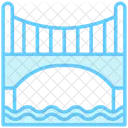 Infrastructure Crossing Connection Icon