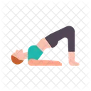 Bridge Pose Exercise Meditation Icon