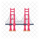 Bridge Suspension Golden Gate Bridge Gate Bridge Icon