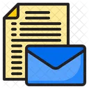 Brief Datei Mail Symbol