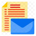 Brief Datei Mail Symbol