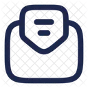 Brief Geoffnet Brief Kommunikation Symbol