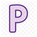 Buchstabe P  Icon