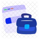 Briefcase Online Job Icon