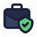 Briefcase Insurance Business Icon