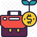 Briefcase Money Work Icon