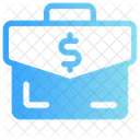 Briefcase Dollar Suitcase Icon