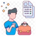 Briefcase Business People Icon