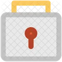 Briefcase Keyhole Security Icon