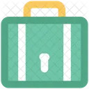 Briefcase Keyhole Security Icon