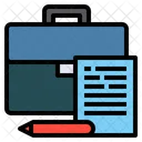 Briefcase File Document Icon