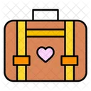 Briefcase Suitcase Heart Icon