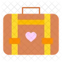 Briefcase Suitcase Heart Icon