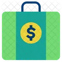 Briefcase Portfolio Money Banking Cash Icon