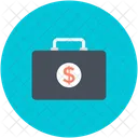 Briefcase Cash Bag Icon