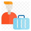 Briefcase Bag Man Icon