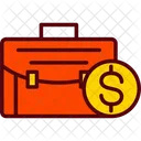 Briefcase Business Dollar Icon