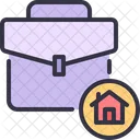 Briefcase Home Real Estate Icon