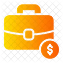 Briefcase Money Dollar Icon