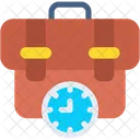 Briefcase Work Time Suitcase Icon