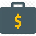 Briefcase Money Case Icon