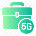 5 G Briefcase Business Icon