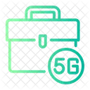 5 G Briefcase Business Icon