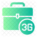 3 G Briefcase Business Icon