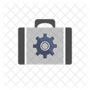Briefcase And Gear Setting Setting Briefcase Icon