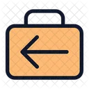 Briefcase-arrow-left  Icon