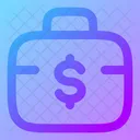 Briefcase Dollar Icon