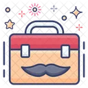 Business Portfolio Luggage Bag Briefcase Icon