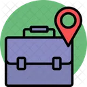 Briefcase Location Luggage Portfolio アイコン