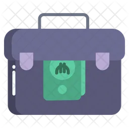Briefcase Money  Icon