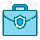 Briefcase Shield  Icon