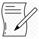 Briefe Schreiben Brief Bleistift Symbol