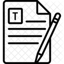 Stift Verfassen Notizblock Symbol