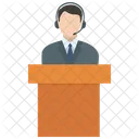 Briefing Discussion Conference Icon