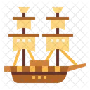 Brig Ship Boat Icon