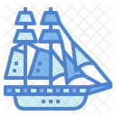 Brigantine Sailboat Boat Icon