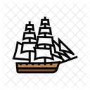 Brigantine Ancient Ship Icon