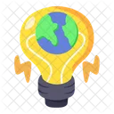 Bright World Planet Icon