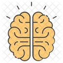 Bright Brain Neural System Body Organ Icon