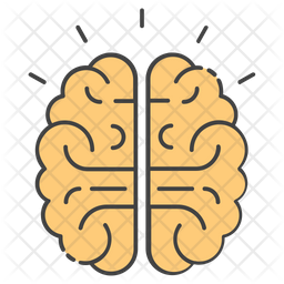 Bright Brain Icon Of Colored Outline Style Available In Svg Png Eps Ai Icon Fonts