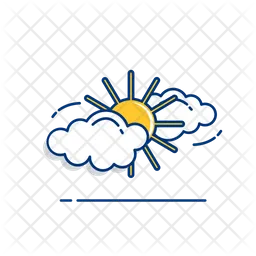 Bright clouds  Icon